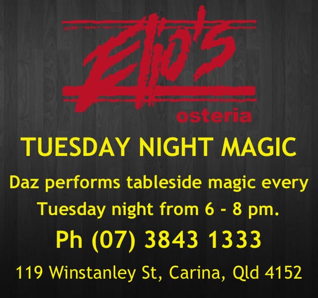 Elios Brisbane Magician Daz Buckley